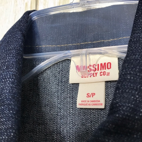 Mossimo Supply Co Denim Vest Dark Wash - Picture 4 of 6